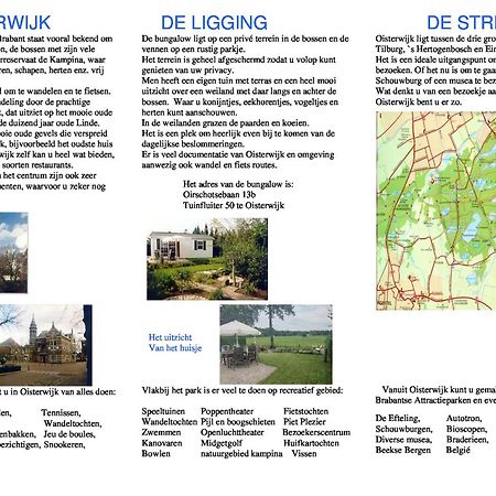 Tuinfluiter 50 Villa Oisterwijk Eksteriør bilde